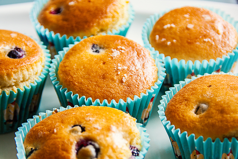 blueberry muffins